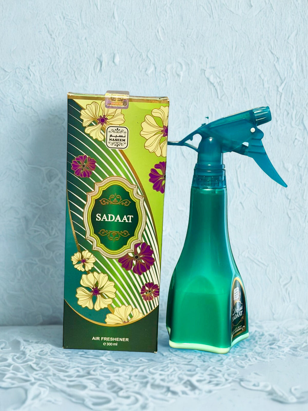 Parfum d'ambiance Sadaat Naseem 300 ml – flacon vert