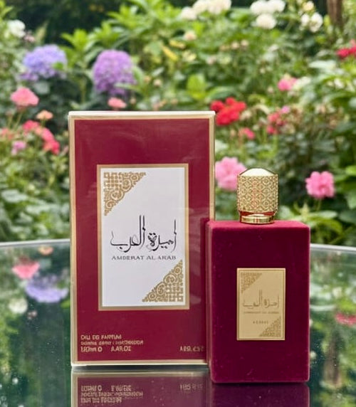 Shop by Lyah – Ameerat Al Arab - Lattafa Eau de Parfum Femme – Rouge / Doré