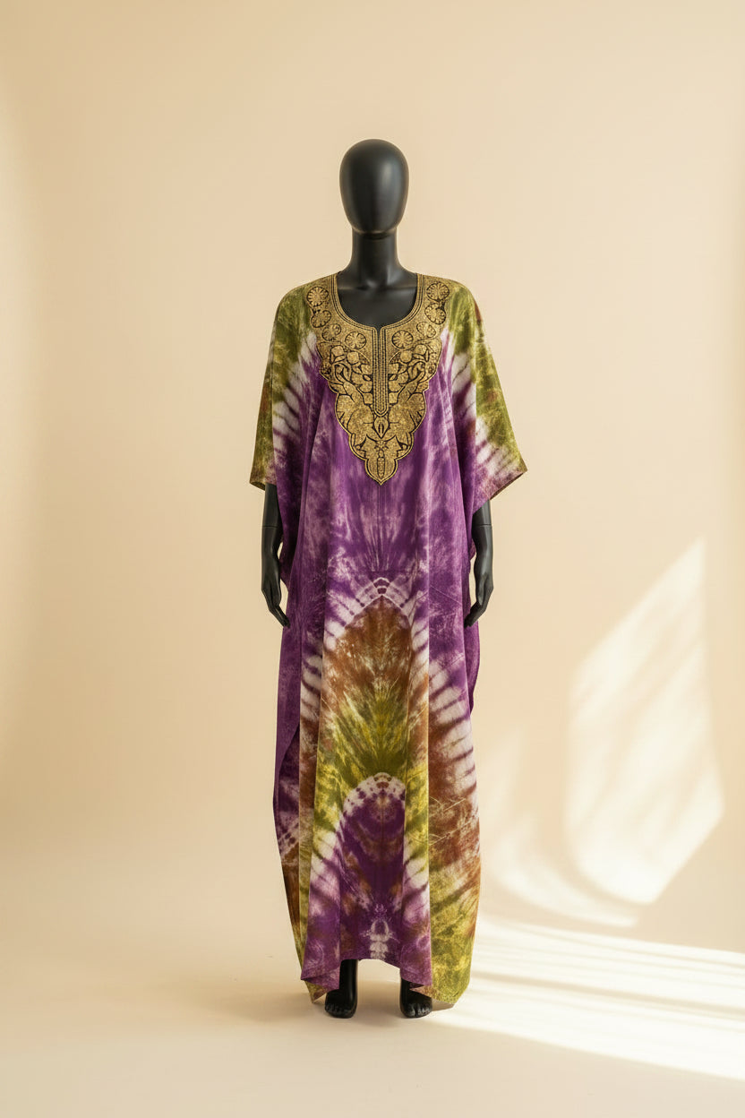 Boubou africain femme Awa – coupe longue et fluide