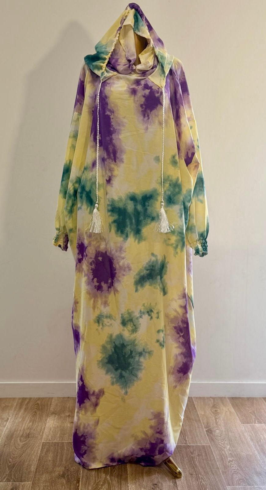 Shop by Lyah – Robe de prière Medine – Bleu ciel / Noir / Multicolore – Vue 5