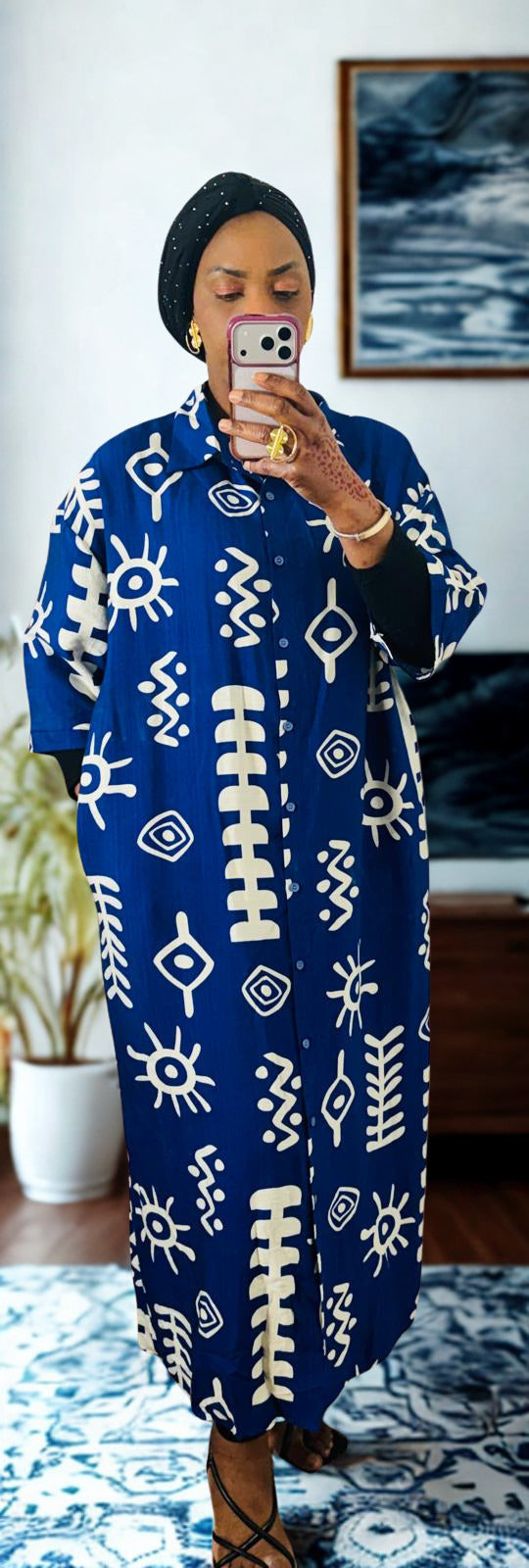 Robe en lin AKWABA