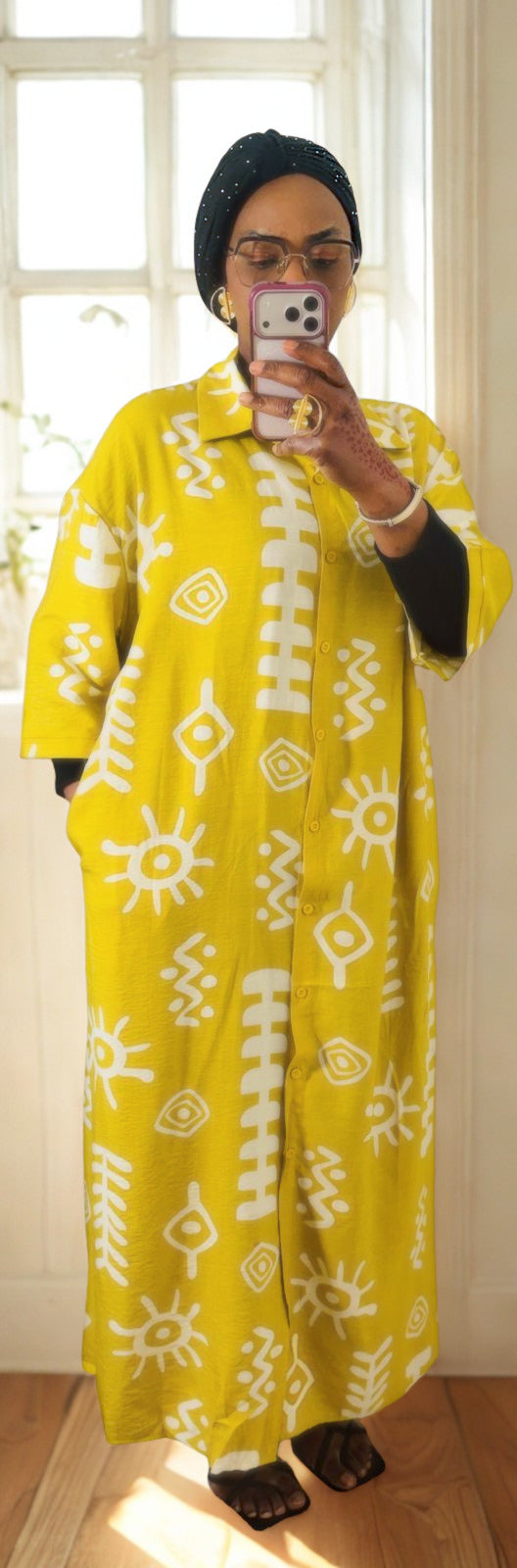 Robe en lin AKWABA