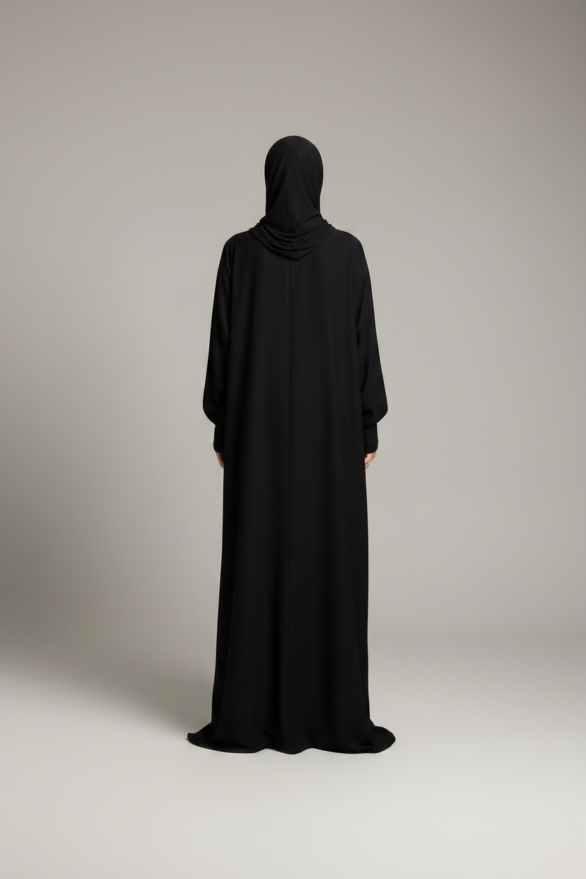 Abaya femme Imani noire – photo produit