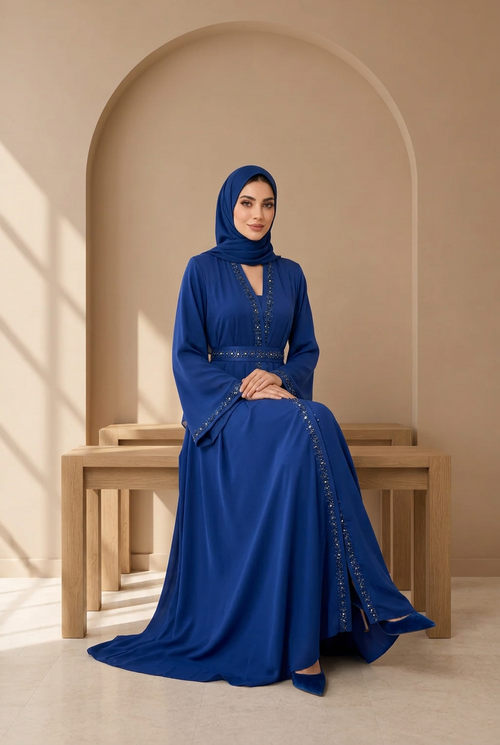 Aïssa Beaded Embroidered Women's Abaya