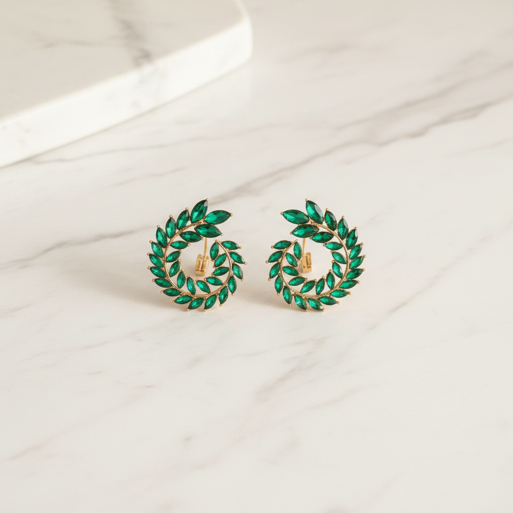 Boucles d'Oreille - Flat lay
