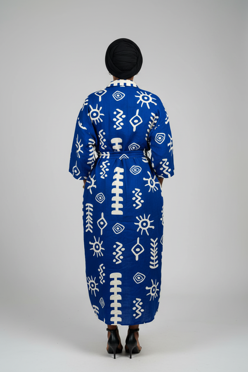 Robe en lin AKWABA