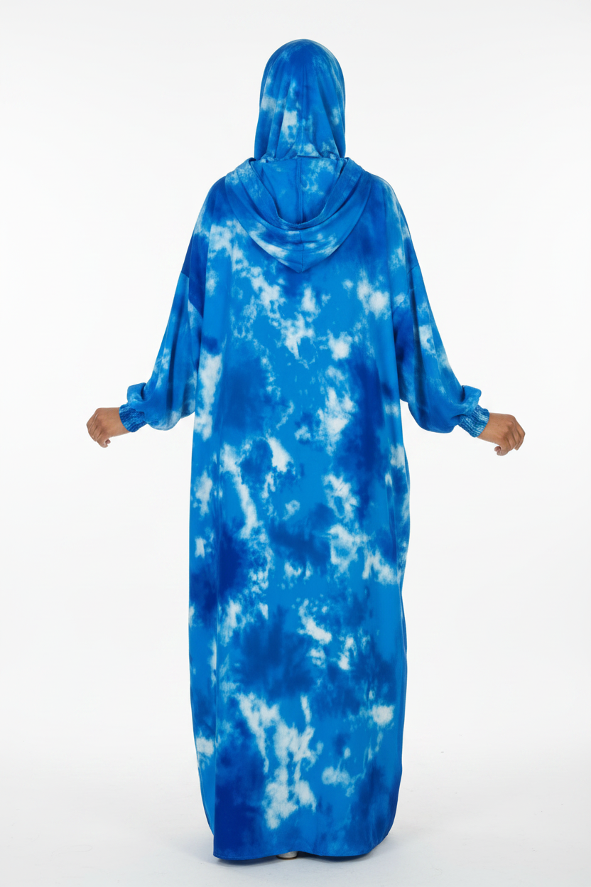 Shop by Lyah – Robe de prière Medine – Bleu ciel / Noir / Multicolore – Vue 11