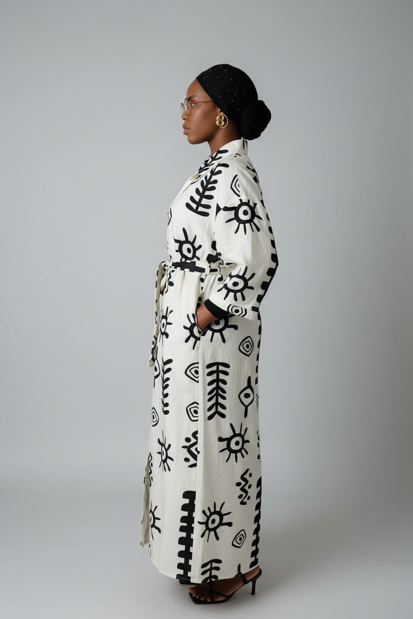 Robe en lin AKWABA