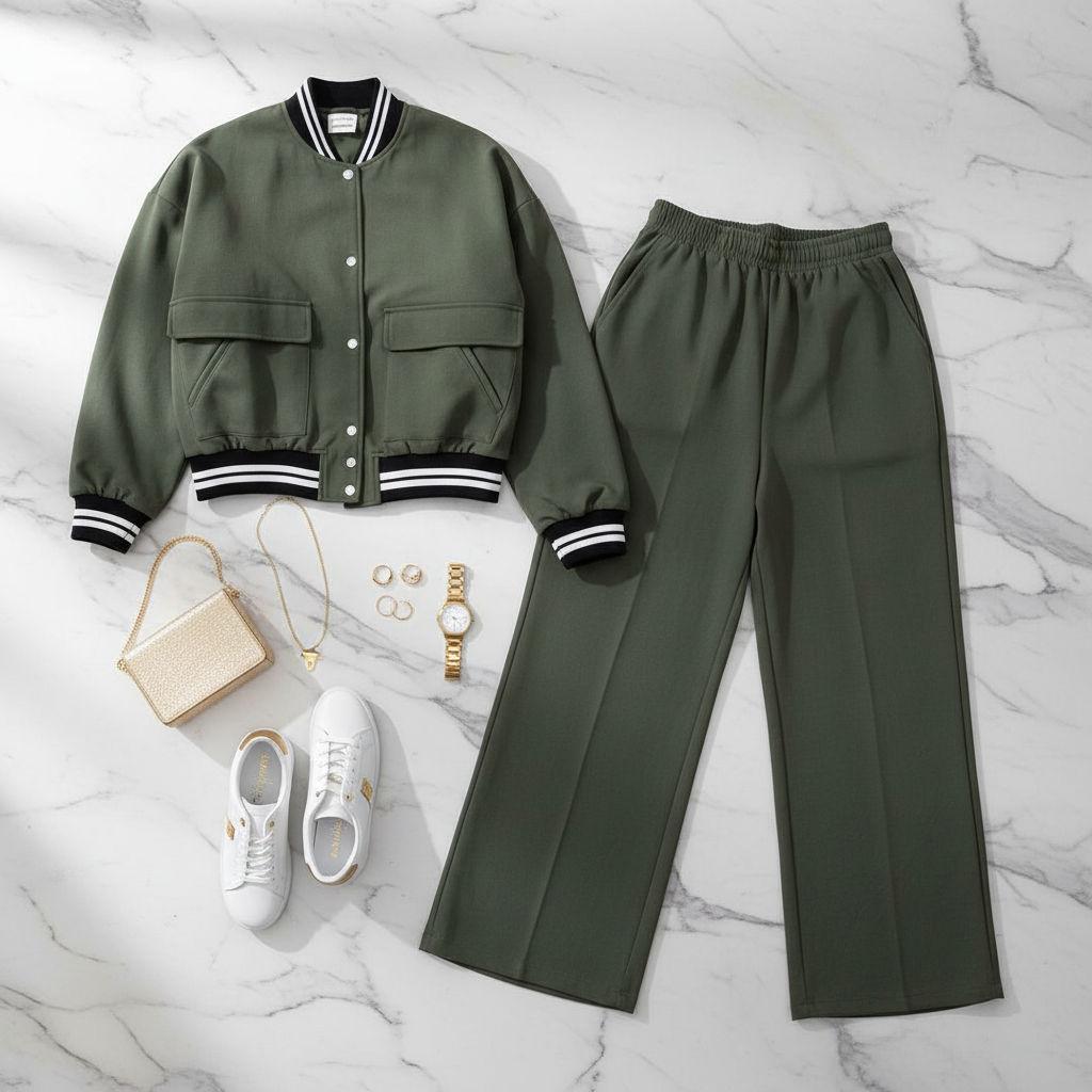 Ensemble Jogging Bomber Amy