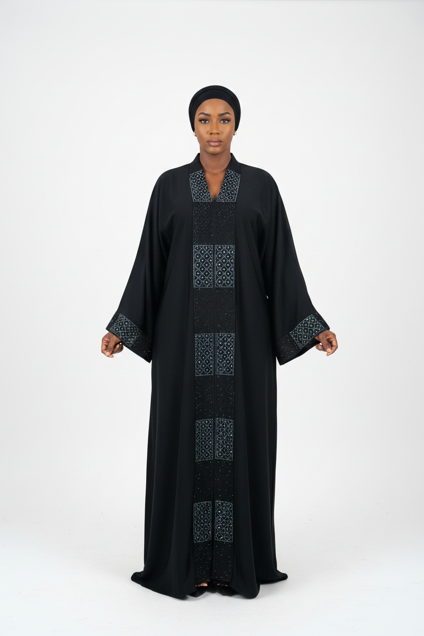 Shop by Lyah – Abaya Safa Femme – Noir