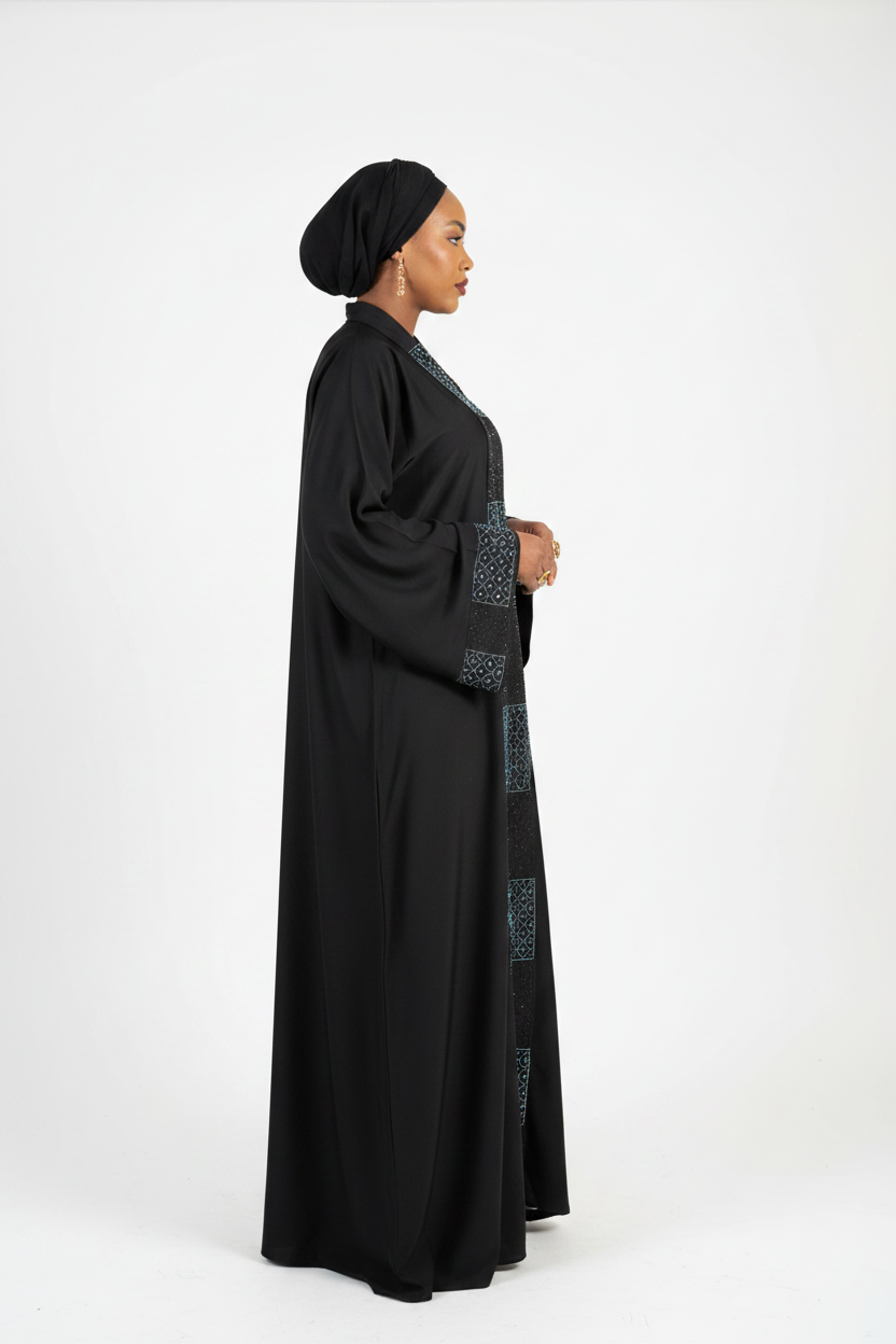 Shop by Lyah – Abaya Safa Femme – Noir