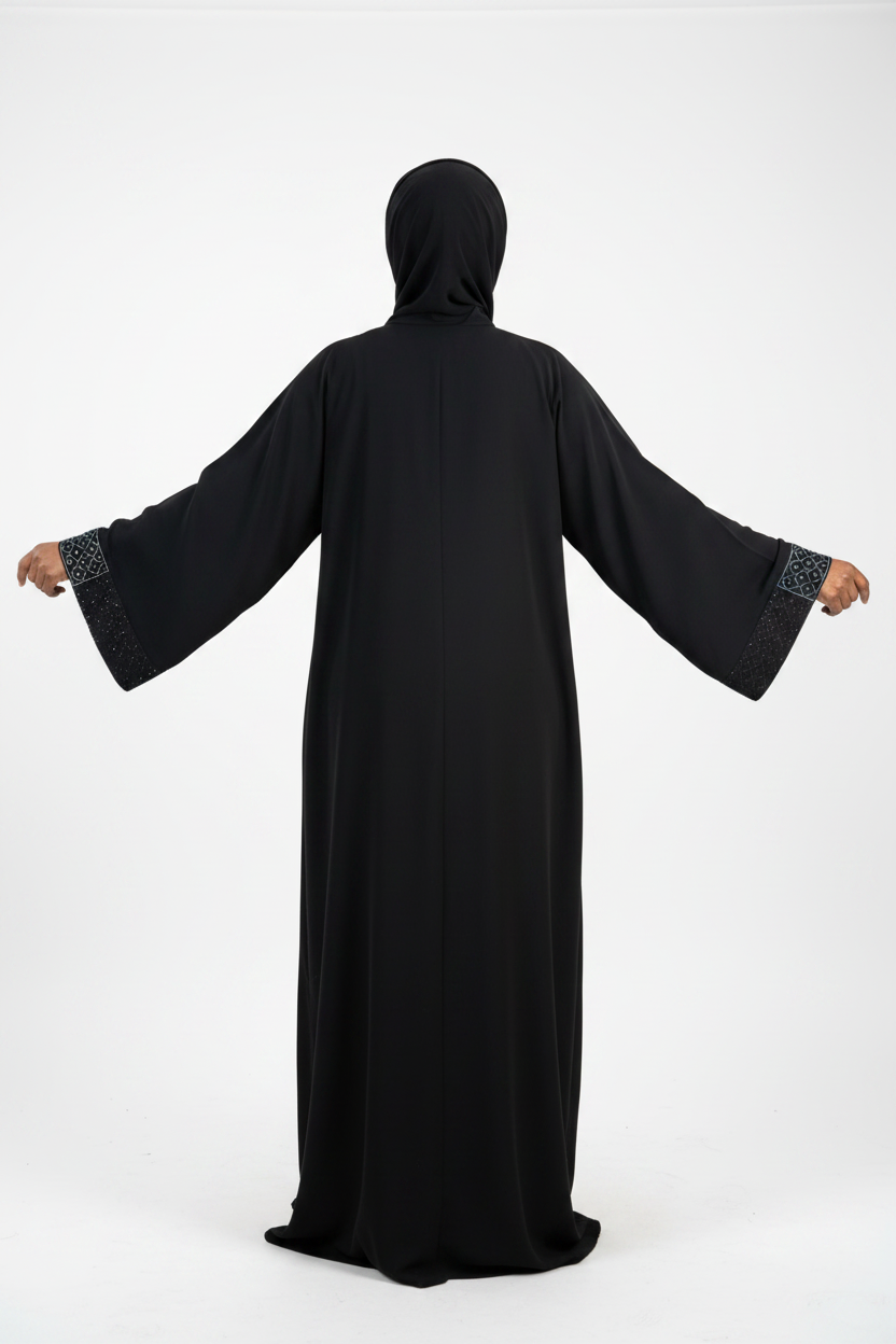 Shop by Lyah – Abaya Safa Femme – Noir