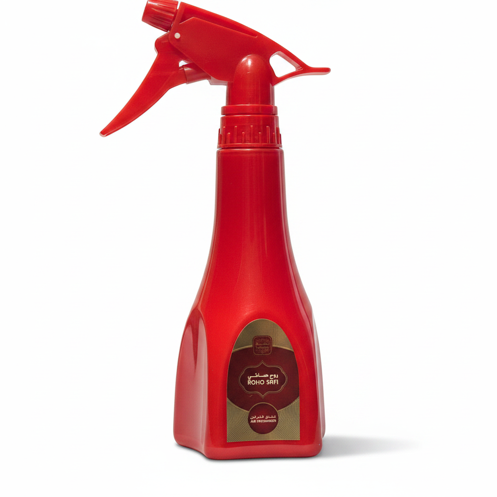 Shop by Lyah – Roho Safi Naseem – Détail flacon spray rouge & or