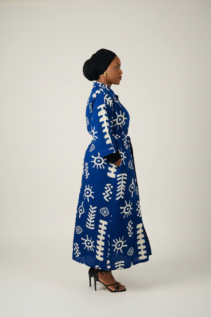 Robe en lin AKWABA