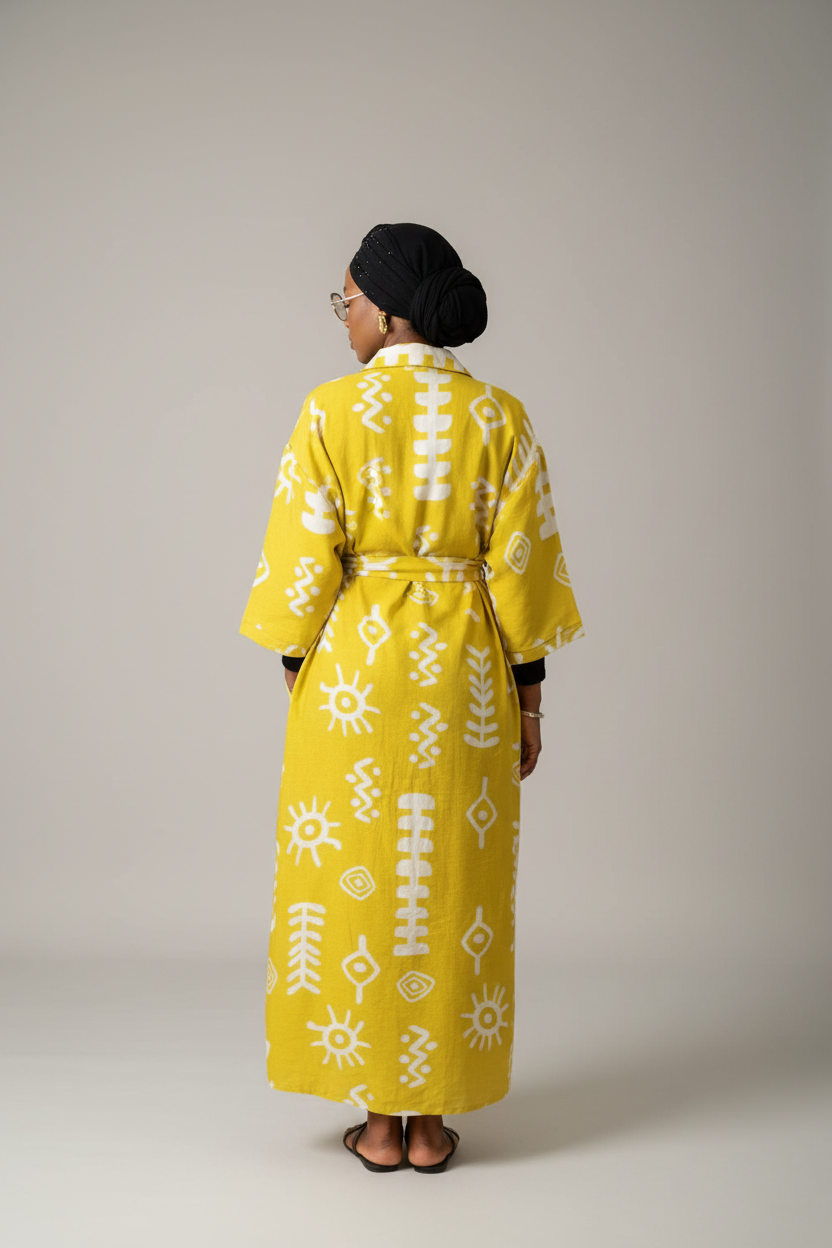 Robe en lin AKWABA