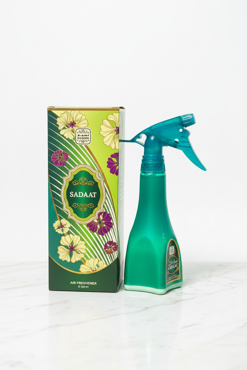 Parfum d'ambiance Sadaat Naseem 300 ml – fond marbre